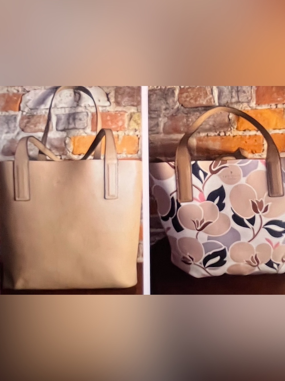 Kate Spade Reversible Floral Tote Bag NWOT